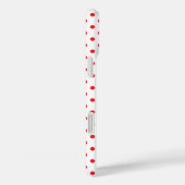 Classic Red Tiny Polka Dot Pattern Case-Mate iPhoneケース (裏面 / 右)