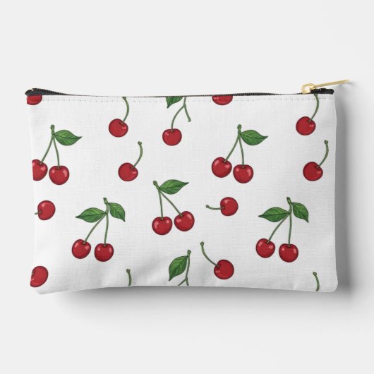 Classic Retro Cherry Harvest アクセサリーポーチ (裏面)