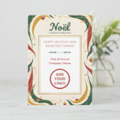 Classic Retro Noël | Branding Suite Edition シーズンカード (スタンド正面)