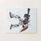 Classic Retro RX-78-2 Gundam Mecha Anime Illustrat ジグソーパズル (横)