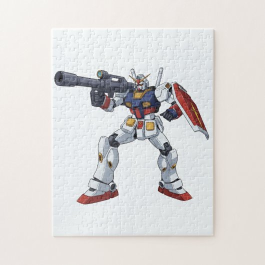 Classic Retro RX-78-2 Gundam Mecha Anime Illustrat ジグソーパズル (縦)
