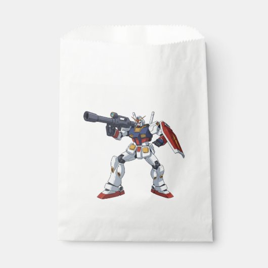 Classic Retro RX-78-2 Gundam Mecha Anime Illustrat フェイバーバッグ (正面)