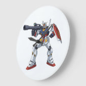 Classic Retro RX-78-2 Gundam Mecha Anime Illustrat ラージ壁時計 (傾斜)