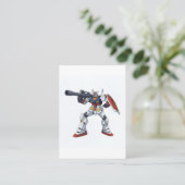 Classic Retro RX-78-2 Gundam Mecha Anime Illustrat 名刺 (スタンド正面)