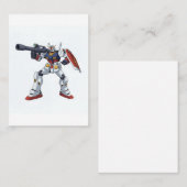 Classic Retro RX-78-2 Gundam Mecha Anime Illustrat 名刺 (正面/裏面)