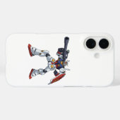 Classic Retro RX-78-2 Gundam Mecha Anime Illustrat Case-Mate iPhoneケース (裏面 (横))