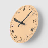 Classic Roman Numerals ラウンド壁時計 (傾斜)