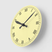 Classic Roman Numerals ラウンド壁時計 (傾斜)