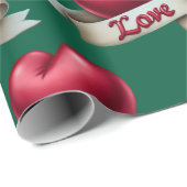 "Classic Romance" Emerald Gift Wrap ラッピングペーパー (ロールコーナー)