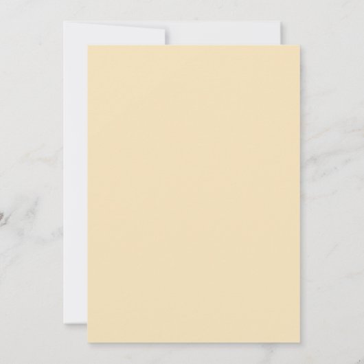 Classic Romantic Wedding Invite 招待状 (裏面)