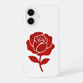 Classic Rose Emblem Forever Romantic Valentine day iPhone 16ケース