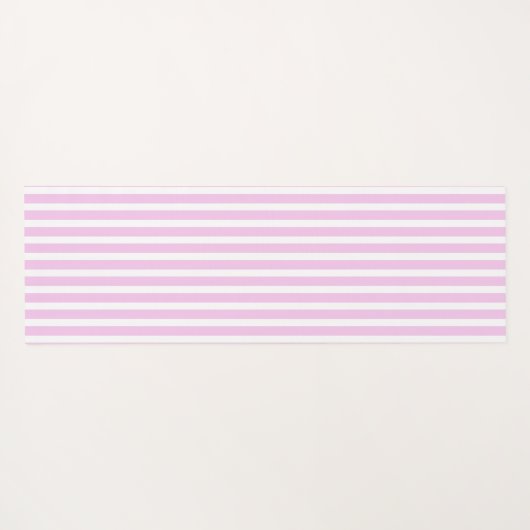 Classic Rose Vertical Stripped Yoga Mat ヨガマット (裏面(横))