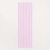 Classic Rose Vertical Stripped Yoga Mat ヨガマット (裏面)