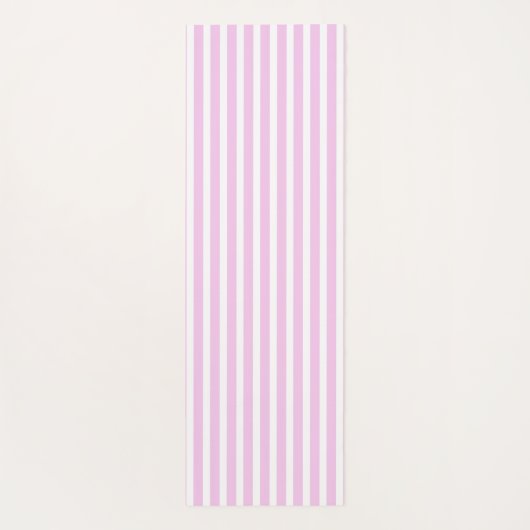 Classic Rose Vertical Stripped Yoga Mat ヨガマット (裏面)