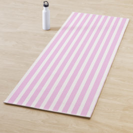 Classic Rose Vertical Stripped Yoga Mat ヨガマット
