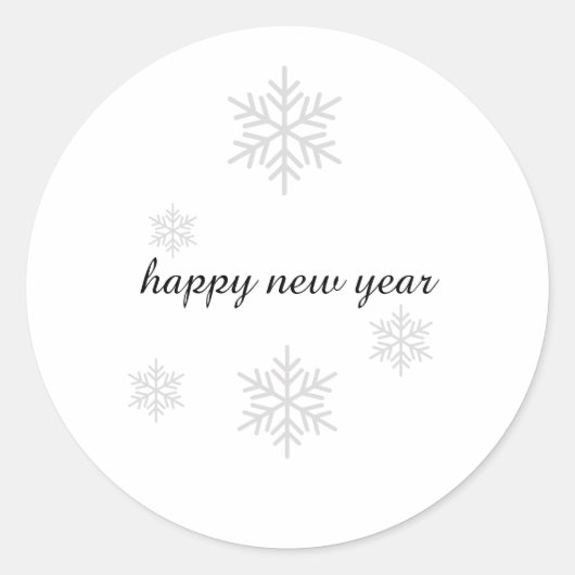 Classic Round Sticker ラウンドシール (正面)