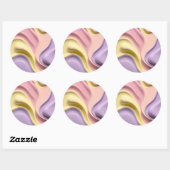 Classic round sticker in stylish graphic ラウンドシール (シート)