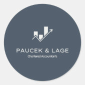 Classic Round Stickers ラウンドシール (正面)