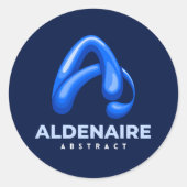 Classic Round Stickers ラウンドシール (正面)