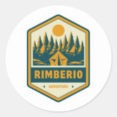 Classic Round Stickers ラウンドシール (正面)