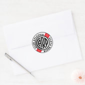 Classic Round Stickers – River Plate Football Club ラウンドシール (封筒)