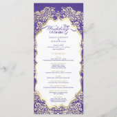 Classic Royal Purple and Gold ornamental Program プログラム (正面)