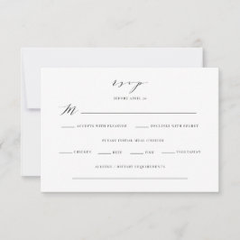 Classic RSVP Enclosure Card サンキューカード