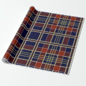 Classic Rustic Buffalo Plaid Wrapping Paper ラッピングペーパー (アンロールド)