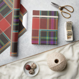 Classic Rustic Buffalo Plaid Wrapping Paper ラッピングペーパー