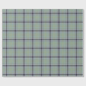 Classic Sage Green Blue Gray Tartan Plaid Pattern ラッピングペーパー (フラット)