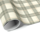 Classic Sage Tartan Wrapping Paper ラッピングペーパー (ロールコーナー)