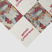 Classic Santa - Checking It Twice Holiday White 薄葉紙 (詳細)