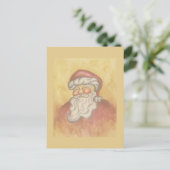Classic Santa Claus Christmas Postcard  ポストカード (スタンド正面)