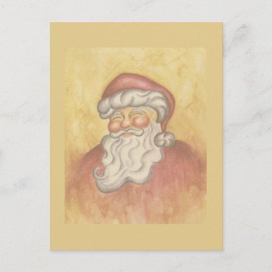 Classic Santa Claus Christmas Postcard  ポストカード (正面)