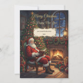 Classic Santa Claus & Warm Candlelight Personalize (正面)