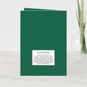 Classic Santa Green Inside Checking It Twice シーズンカード (裏面)