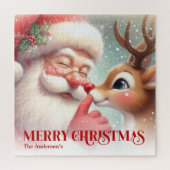 Classic Santa Rudolph Custom Children’s Christmas  ジグソーパズル (縦)