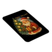 “Classic Santa Under the Tree Holiday Magnet” マグネット (右側)