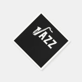 Classic Saxophone Music Jazz Band Lovers Gifts スタンダードカクテルナプキン (角)