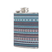 Classic Scandinavian Christmas Sweater Pattern フラスク (左)