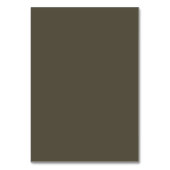 Classic Script Elegant Custom Olive Place Card テーブルナンバー (裏面)