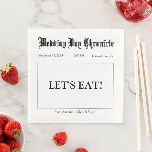 Classic Script Minimalist Wedding Reception Custom (インサイチュ)