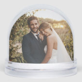 Classic Serif Wedding Monogram Photo (正面)