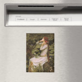Classic Shakespeare Ophelia Pond Lily Fine Art マグネット (インサイチュ (食洗機))