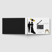 Classic Silhouette Wedding Foil Guestbook ゲストブック (全面)