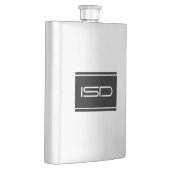 Classic Silver Steel Lifestyle Fit Vintage Flask フラスク (右)