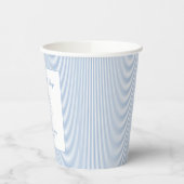 Classic Simple Ahoy Baby Boy Nautical Shower 紙コップ (左)