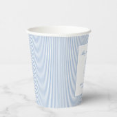 Classic Simple Ahoy Baby Boy Nautical Shower 紙コップ (右)