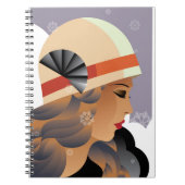Classic Simple Lines of the Art Deco Era ノートブック (正面)