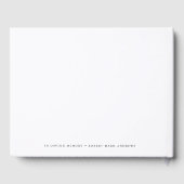 Classic Simple Photo Celebration of Life Memorial ゲストブック (裏面)